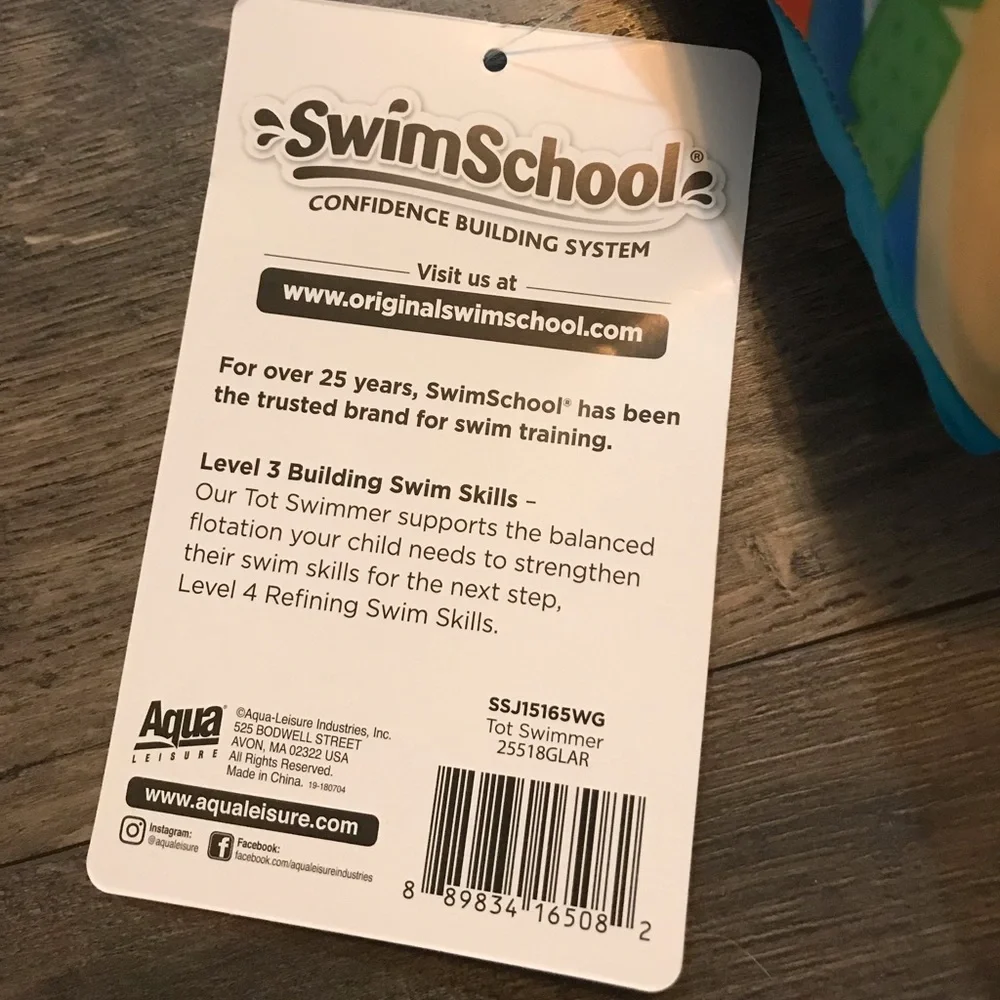 Swim‎ School Grow With Me Swim System NEW